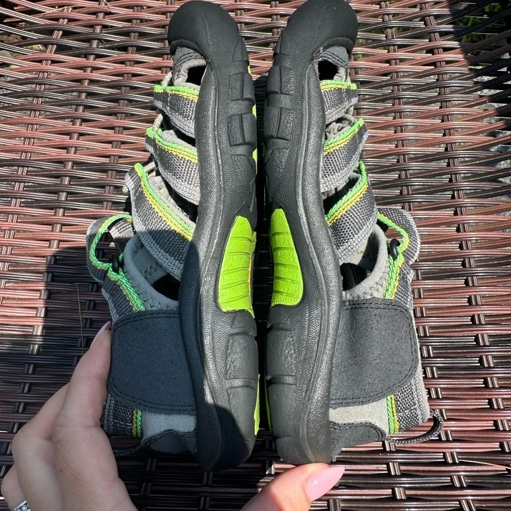Keen Kid's Newport H2 Waterproof Sandals - Racer Gray Size 3